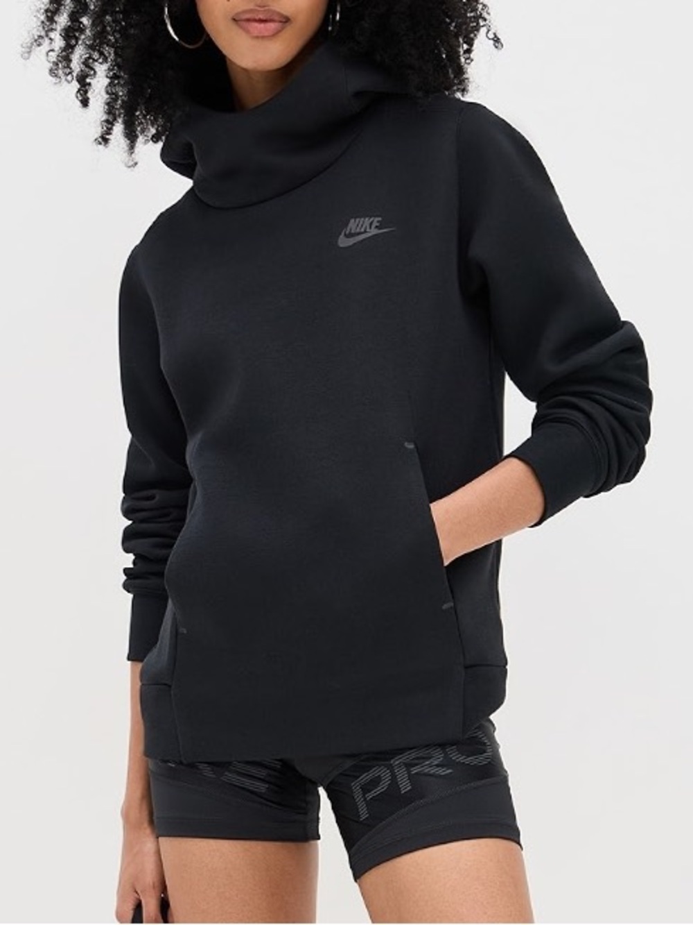 Nike Sportswear Black Tech Fleece Hoodie Women’s Size Medium